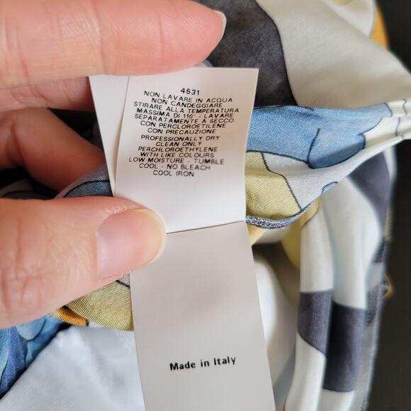 Philosophy di Alberta Ferretti Silk Printed Dress Mediterranean Italy Women 8 - Picture 14 of 14